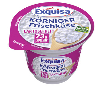 Copos de queso fresco sin lactosa EXQUISA 175 g. Copos de queso fresco sin lactosa EXQUISA 175 g.