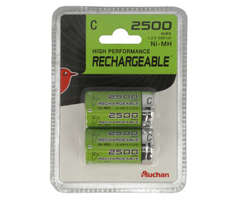 Pilas recargables C o HR14 2 unidades Pilas recargables C o HR14 2 unidades