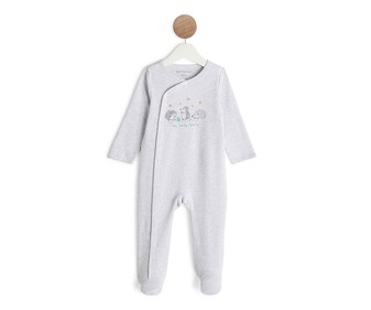 Pijama pelele de algodón para bebé IN EXTENSO, talla 80. Pijama pelele de algodón para bebé IN EXTENSO, talla 80.