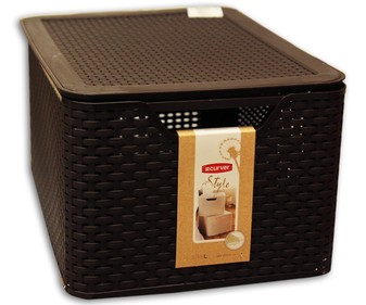 Caja multiusos 30 litros con tapa Caja multiusos 30 litros con tapa