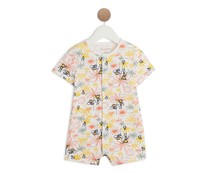 Pijama pelele de algodón para bebé INEXTENSO, talla 62.