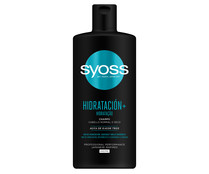 Champú hidratante para cabellos normales o secos SYOSS Hidratación + 440 ml.