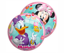 Pelota de 14 cm decorada con Minnie y Daisy de la serie La Casa de Mickey Mouse DISNEY.