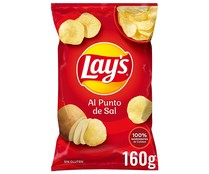 Patatas fritas lisas al punto de sal LAY'S 160 g.