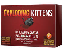 Juego de mesa infantil de cartas Exploding Kittens, de 2 a 5 jugadores, ASMODEE.
