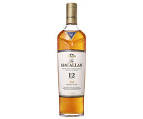 Whisky escoces single malt con envejecimiento de 12 años THE MACALLAN botella de 70 cl.