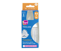 Biberón de 150 ml con sistema anticólicos, TIGEX.
