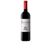 Vino tinto roble con denominación de origen vinos de Madrid TAGONIUS botella de 75 cl.