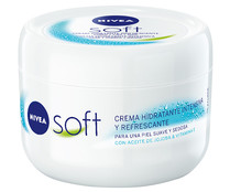 Crema hidratante intensiva, para cara, cuerpo y manos NIVEA Soft 375 ml.