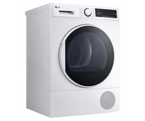 Secadora por condensación con bomba de calor LG RH80T2AP6RM, capacidad de secado: 8KG, clasificación energética: A++, H: 85cm, A: 60cm, F: 61cm.