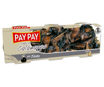 Calamares trozos, en su tinta PAY PAY 165 g.