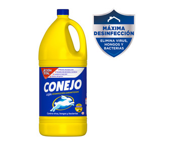 Lejía amarilla CONEJO 4 l. Lejía amarilla CONEJO 4 l.