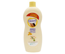 Jabón líquido para bebe, ultra suave y enriquecido con vitamina E y aloe vera NENUCO 1125 ml.