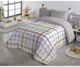 Edredón reversible para cama de 90 cm, estampado juvenil, 100% poliéster, NATURALS.