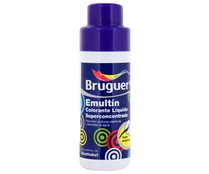 Colorante líquido superconcentrado, color lila, BRUGUER Emultín, 50ml.