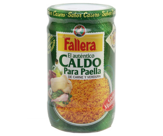 Caldo de carne para paella LA FALLERA brik de 600 milils Caldo de carne para paella LA FALLERA brik de 600 milils