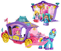 Set de juego Queens Carroza con unicornio, muñeca y accesorios incluidos, PINYPON.