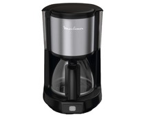 Cafetera de goteo MOULINEX FG3708 subito select, 15 tazas, jarra de cristal, antigoteo, nivel de agua visible.