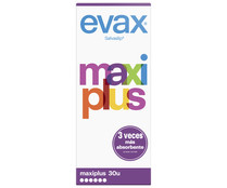 Salvaslips maxi plus EVAX 30 uds.