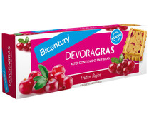 Galletas Devoragrasas Frutos Rojos BICENTURY 160 g.