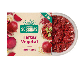 Tartar vegetal de remolacha ecológico SORRIBAS 200 g. Tartar vegetal de remolacha ecológico SORRIBAS 200 g.