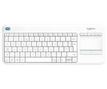Teclado inalámbrico LOGITECH K400 con conexión Usb, color blanco. Teclado inalámbrico LOGITECH K400 con conexión Usb, color blanco.