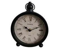 Reloj decorativo en color negro, 20 cm, ACTUEL.