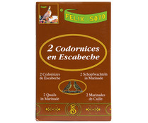 Codornices en escabeche FÉLIX SOTO 400 g.