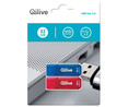 Memoria usb 32GB QILIVE, conexión 3.2, 2 unidades (rojo y azul).