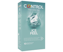 Preservativos lubricados con aroma a menta CONTROL Ice feel 10 uds.