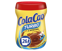 Cacao en polvo instantáneo COLACAO TURBO 375 g.
