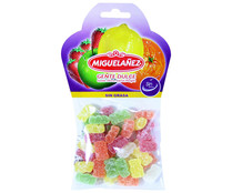 Gominolas blandas en forma de ositos con azúcar MIGUELAÑEZ bolsa 150 g. Gominolas blandas en forma de ositos con azúcar MIGUELAÑEZ bolsa 150 g.