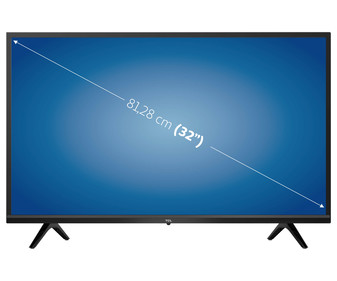 Televisión 81,28 cm (32") LED TCL 32S5200 HD READY, SMART TV, WIFI, BLUETOOTH, TDT T2, USB reproductor, 2HDMI, 60HZ.