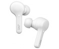 Auriculares bluetooth tipo intrauditivo JVC HA-A7T-WN, micrófono, asistente de voz, estuche de carga, color blanco.
