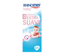 Agua de mar para limpieza nasal fuerza 0 (extra suave)  RHINOMER baby 115 ml.
