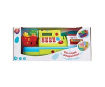 Caja registradora electrónica con 47 accesorios, 33x19x14cm ONE TWO FUN ALCAMPO.
