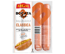 Salchichas cocidas y ahumadas de cerdo y pavo, tipo Viena ARGAL Bocata club 230 g.