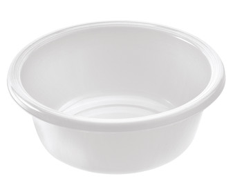 Barreño redondo blanco PRODUCTO ECONÓMICO ALCAMPO 6 l. Barreño redondo blanco PRODUCTO ECONÓMICO ALCAMPO 6 l.