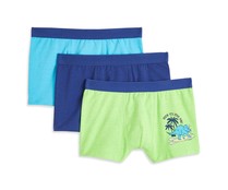 Lote de 3 bóxers de algodón para niño INEXTENSO, Talla 14.