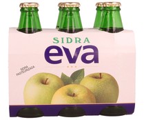 Sidra pasteurizada EVA botella de 25 cl. pack de 6 uds - Alcampo
