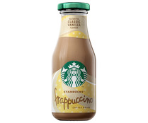 Café con leche con aroma a vainilla STARBUCKS Frappuccino vainilla 250 ml.