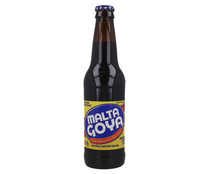 Malta líquida sin alcohol MALTA GOYA botella de 33 cl.