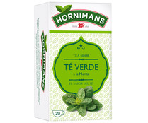 Té verde a la menta HORNIMANS 20 uds. 30 g.