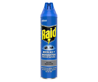 Insecticida spray moscas y mosquitos 600 ml.