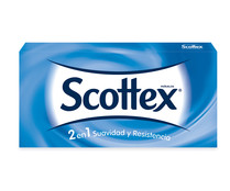 Tissues de celulosa faciales en caja desechables SCOTTEX 70 uds.