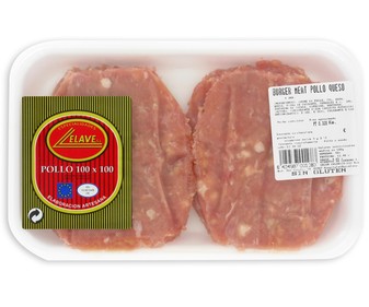 Burger meat de pollo 4 x 80 gr. Burger meat de pollo 4 x 80 gr.