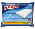 Filetes de merluza sin piel de tamaño pequeño (10 / 20), ideales para plancha y rebozar PESCANOVA 800 g.