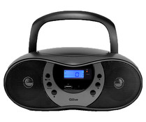 Reproductor de CD portátil QILIVE Q.1244, radio AM/FM, USB, Audio-IN.