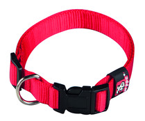 Collar de nylon regulable color rojo mediano-grande talla 35 ARPPE 1 ud. 
