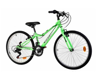Bicicleta de montaña 24" (60,96cm) con 18 velocidades, cuadro de acero y frenos V-Brake, color negro FREJUS. Bicicleta de montaña 24" (60,96cm) con 18 velocidades, cuadro de acero y frenos V-Brake, color negro FREJUS.